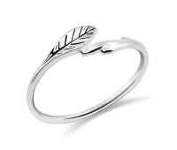 Pretty Leaf Silver Ring NSR-503